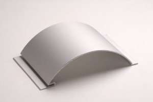 arc silver architectural metal panel