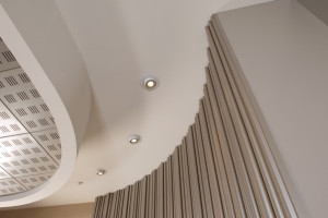 curved feature wall