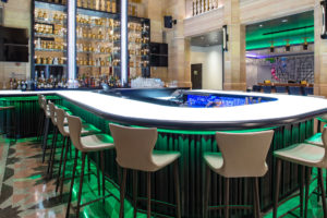 decorative metal bar front