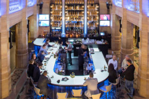 fashionable metal bar front