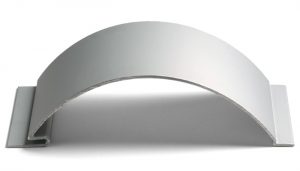 silver arc dimensional metal panel