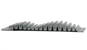 silver dimensional metal panel