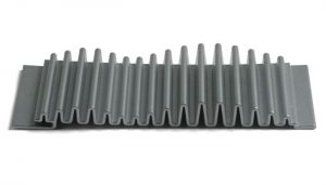 silver dimensional metal panel