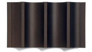 fluted antique bronze dimensional metal panel