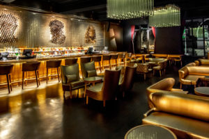 gold 3D bar front